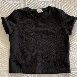 Black Crop Top